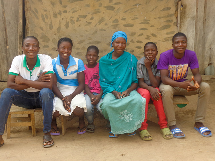 Ayomide is now financially independent and can provide support for her five children.