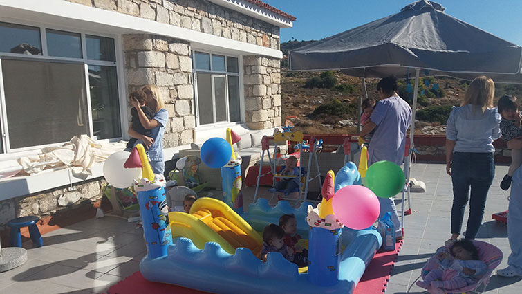 Children in SOS Village Penteli were evacuated as a precaution.