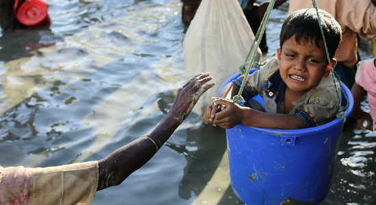 Refugee child in Rohingya